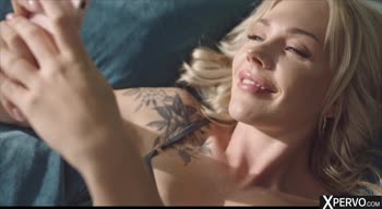Angie Lynx's Raunchy Debut: Finland's Blonde Babe Serves Hard Rough Sex