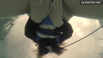 Emi Serene's Underwater Cum Show