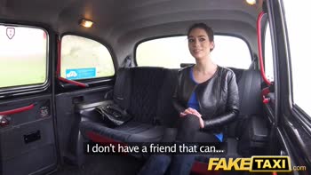 Hairy Russian Bombshell's Taxi Seduction