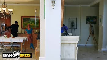 AJ Applegate's Curvy Butt Invaded by Black Stud