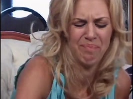 Small titted blonde whore always ready to threesome double banging