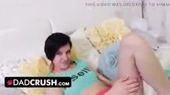 DadCrush - WRONG NUMBER! Horny stepdaughter sends her stepdad nudies by mistake and makes him cum