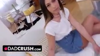 DadCrush - Lovely stepdaughter Jaye Summers is ready to satisfy all of her stepdaddy's dirty needs