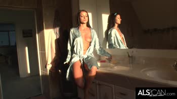 Melissa Mendiny Teases Herself to Blazing Bliss with Electric Delight