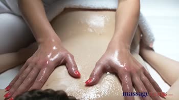 Luna Rival's Sensual Massage: Petite Czech Teens (18+) Share Steamy Lesbian Bliss