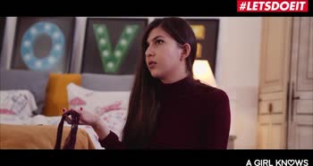 Anya Krey's Sultry Lesbian Escapades: Petite Passion and Toys