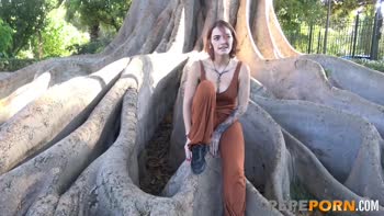 Malafalda's Public Seduction: Brave Teen (18+) Takes on Lewd Dares