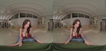 Maddy May's Tattooed Temptation: A Steamy VR Fuck Show