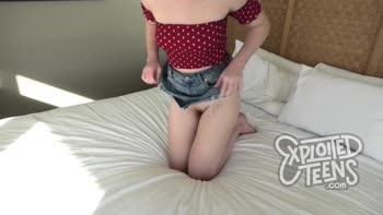 Sultry Teen (18+) Blonde Blows Big Cock in Amateur Audition