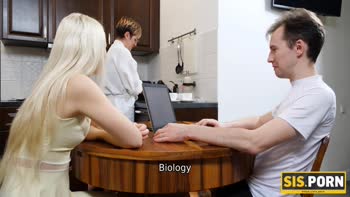 Mature's Surprise: Stepsiblings Caught in Steamy Tryst