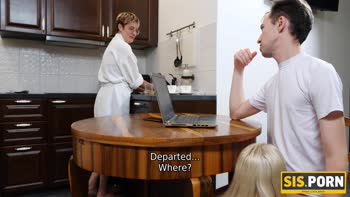 Mature's Surprise: Stepsiblings Caught in Steamy Tryst