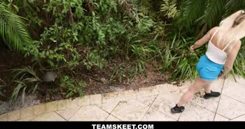 Baby Karma's Swimsuit Sizzles in Big Dick Hardcore