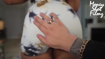 Money Shot Babez: Ebony Teen (18+) Maid Swallows For A Raise