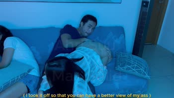Ahri Suu and Max Solid - Step Sis Ahri's Big Cock Tease: Fingering and Licking Fun