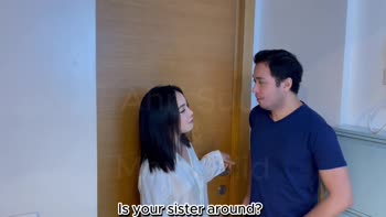 Ahri Suu and Max Solid - Step Sis Ahri's Big Cock Tease: Fingering and Licking Fun