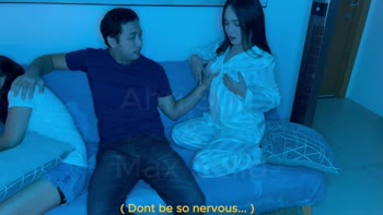 Ahri Suu and Max Solid - Step Sis Ahri's Big Cock Tease: Fingering and Licking Fun