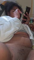 Joliemg208's Ebony Delight: Solo Blowjob and Pussy Licking
