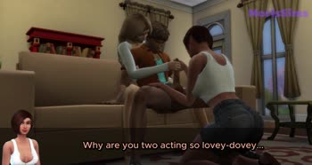 Morissims' Steamy Step Fantasy: FFM Threesome Animation