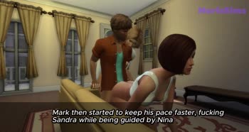 Morissims' Steamy Step Fantasy: FFM Threesome Animation