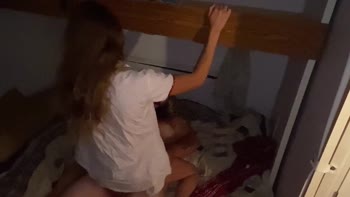 Daddyandmeplay: Petite Blonde Rides Daddy Hard