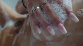 MissLadyXx Teasing Shower Solo with Big Tits