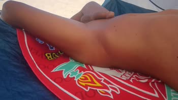 WhiteLapSplash's Eager Reactions Watching Teen (18+) Beauties On Nude Beach