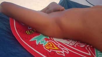 WhiteLapSplash's Eager Reactions Watching Teen (18+) Beauties On Nude Beach