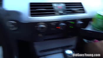 Sweet Young Thing Meets Doting Older Man in Public