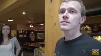 Ornella Morgan's Public Pickup Adventure: Petite Cuckold Cash