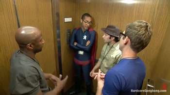Komic Kon Slut Gets Dicked Down in Elevator - Big Tits! Double Vag!