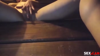 Blonde Masturbating With Her Fingers