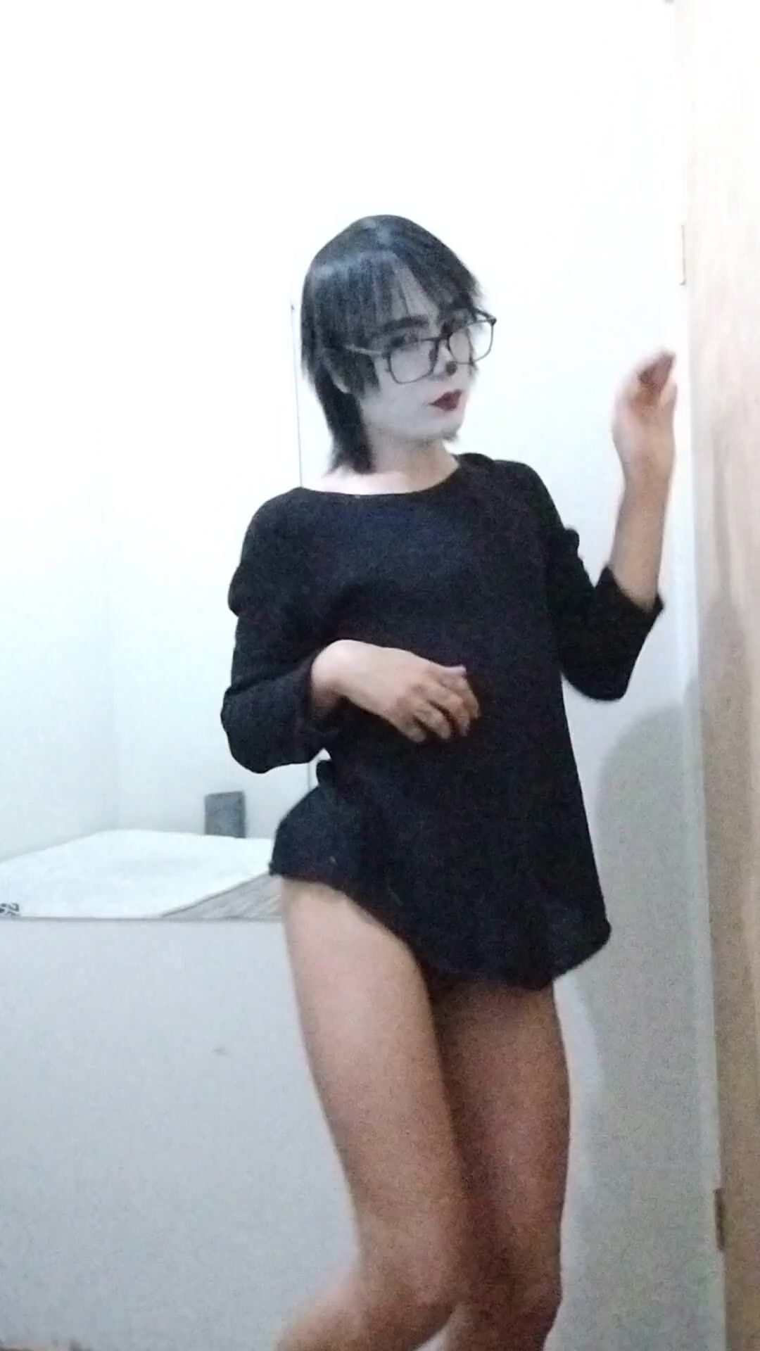 Cute Fmboy Dancing in Lingerie before being Fucked
