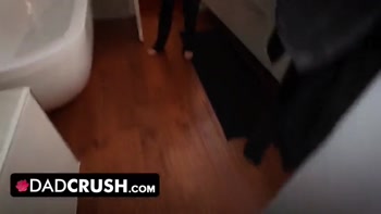 DadCrush - Cute Nurse Stepdaughter Scarlett Alexis Tests How Long Stepdad Can Last Without Cummming
