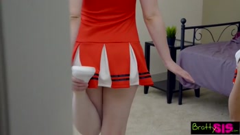 Bratty Sis - BFF Catches StepBro Creaming His Sisters Pussy!