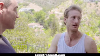 Moka Mora's Petite Frame Stretched to the Limit by Two Big Cocks