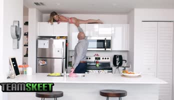 Kara Lee's Petite Perfection: Fitting A Monster Cock In Her Tight Blonde Pussy