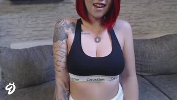 Red-Hot German Teen (18+)'s Big Boobs & Bum Tease