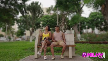 Horny Latina Cariosa Offers Her Big Ass in Public