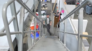 Busty Rissa May Caught Sneaking Around Warehouse By Hard Cock