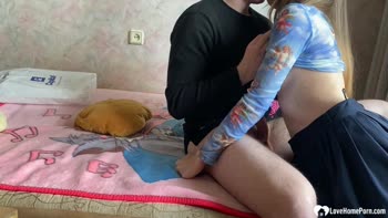 Petite Teen (18+)'s Sizzling Webcam Debut: Luscious Cock Sucking & Kissing