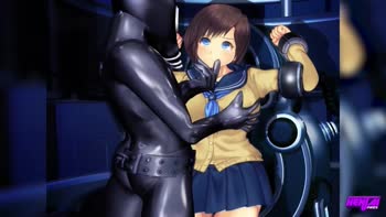 Cyborg Babe's Squirt Overload with Mechanical Stroker