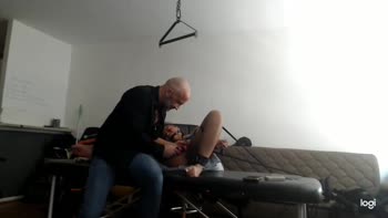 Fit Daddy's Ebony Goddess Squirting Orgasm Torture
