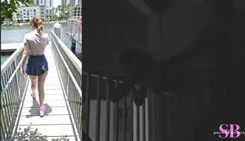 Saintbunnie's Sunny Flirtation: Balcony Blowjobs in Florida
