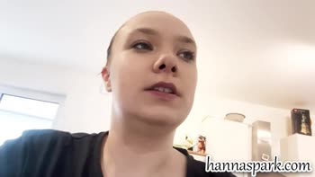HannaSpark's Juicy POV: Teen (18+) Fucks Herself with Insane Big Tits