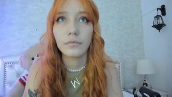 MeryLust's Sweet Submissive Session: Otaku Redhead Masturbates