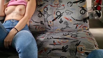 HottPussy118's Schoolyard Surprise: Big Tit Flashing & Solo Masturbation