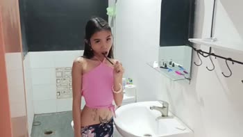 Thinyone's Petite Perfection: Tattooed Filipina Sucks Dick & Rides Hard