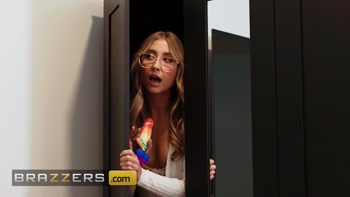 BRAZZERS - Vince Karter Gets Denied A Blowjob By His Wife, But Stepdaughter Lilly Phillips Takes Care Of Him