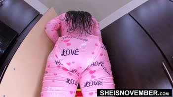Msnovember's Sultry Ebony Seduction: Big Tits, Big Cock, Reverse Cowgirl
