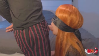 Redhead Stepson's Deepthroat Delight